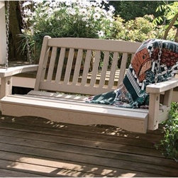 Classic Mission Swing - Patio Furniture And Outdoor Furniture