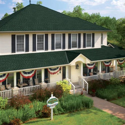 Timberline HDZ&reg; Shingles (Color: Hunter Green) - Roofing And Gutters
