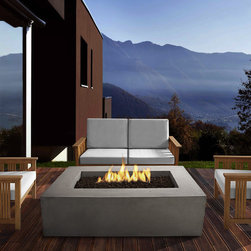 Baltic - Rectangle Fire Table - Fire Pits