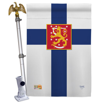 Finland Flags of the World Nationality House Flag Set