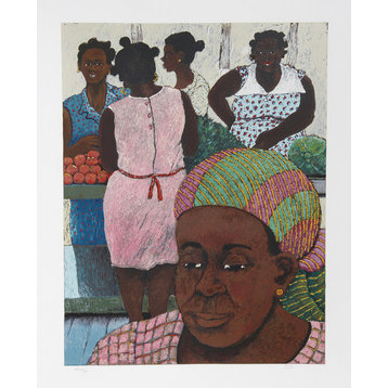 David Azuz "Women of Guadeloupe" Lithograph