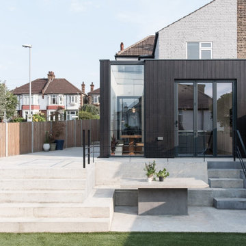 Charcoal House - Blackened Timber Extension