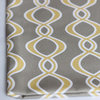 Twist Organic Pillow Cover, Mustard/Khaki/Natural, 18 X 15