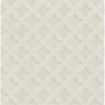 Annie Selke Velluto Cream Ceramic Wall Tile 6 x 6 in.