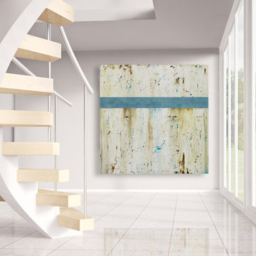 Large Beachy Wall Art - Modern Beach House Decor