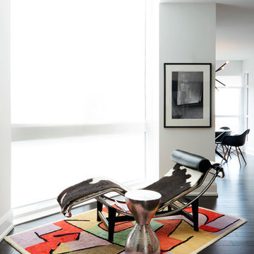 An interpretation of a New York -style penthouse in mid-town Toronto