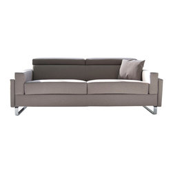 Modern Italian Sofa-Bed Firenze by Pezzan | Light Grey - $2,689 - Sleeper Sofas