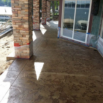 Front Porch Concrete Overlay