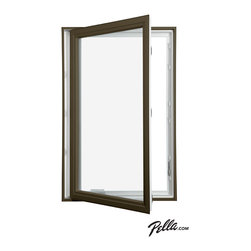 Pella&reg; 350 Series vinyl dual-color vinyl casement window - Windows