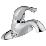 Delta - Delta Classic Single Handle Centerset Bathroom Faucet, Chrome, 501-DST - You can install with confidence, knowing that Delta faucets are backed by our Lifetime Limited Warranty. Delta WaterSense labeled faucets, showers and toilets use at least 20% less water than the industry standard saving you money without compromising performance.
