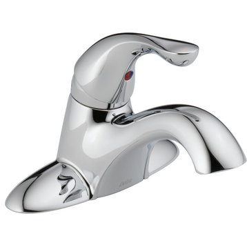 Delta Classic Single Handle Centerset Bathroom Faucet, Chrome, 501-DST
