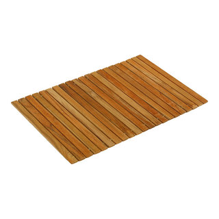 Design Your Own: Custom Floor Mat - Aqua Teak