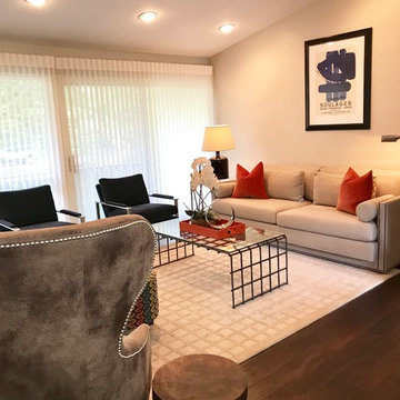 Modern Chic home with Bold Pop of Colors- Rose T Bien-Aime