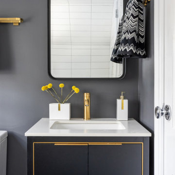 Scarsdale Man Cave + Guest Bathroom