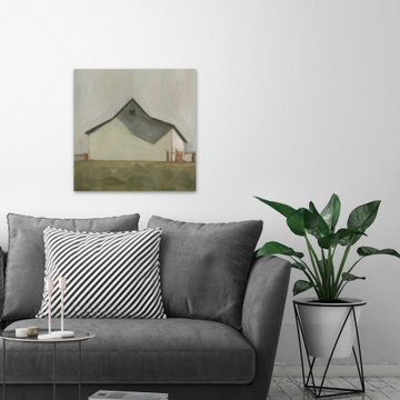 "Serene Barn V" Painting Print on Wrapped Canvas
