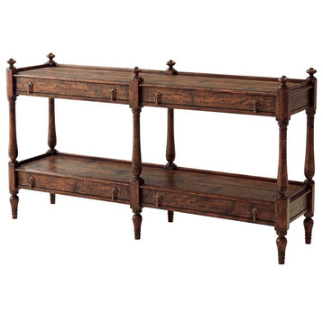 Theodore Alexander Althorp - Victory Oak Carter Console Table