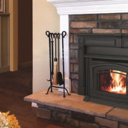 Enviro Boston 1200 Series 35'' x 21'' Wood Burning Insert Fireplace - Indoor Fireplaces