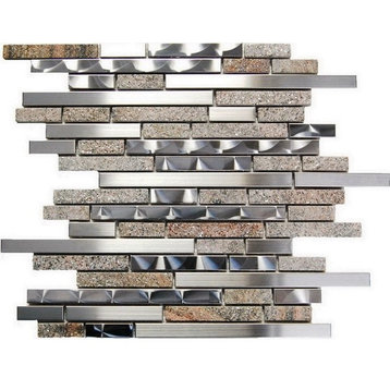 Oddysey Quarry 12x12 Stainless Mosaic