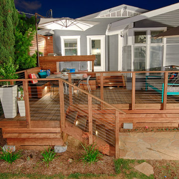 Multi-Functional Family Living Space - Redwood Deck