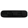 Side Mounting Address Plaques, Black