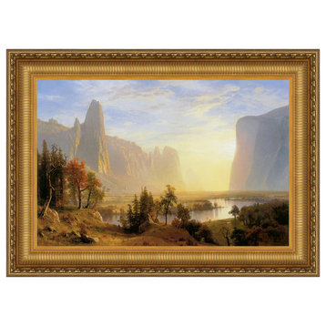 Yosemite Valley, 1868: Canvas Replica Framed Painting, Medium