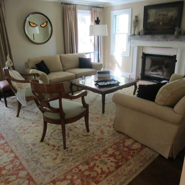 Nissequogue Gut Reno! New RQ Red Oak, GoldenBrown stain, Satin Traffic HD poly