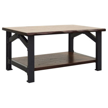 Yosemite Bethel Park Coffee Table in Graphite Gray and Brown