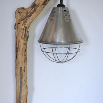 Fabrication de lampes en bois flotté