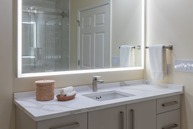 Example of a mid-sized trendy bathroom design in Other