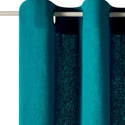 Rideau BRUSH coloris vert - Curtains