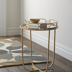 Gold Addison Tray Table - Products