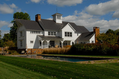 Farmhouse exterior home photo in New York