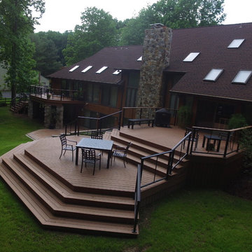 Composite Deck/Cable Rail/Stonework