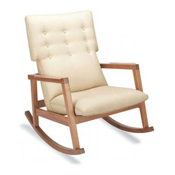 Risom Rocker, Lychee - Rocking Chairs