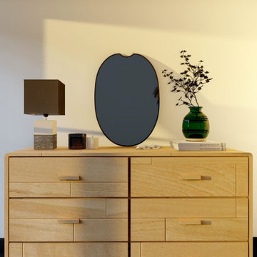 Bitten Gold Design Mirror