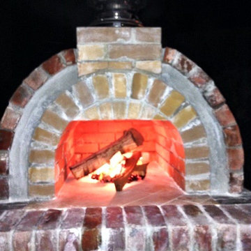 The Lyford Family Wood Fired Brick Pizza Oven in California