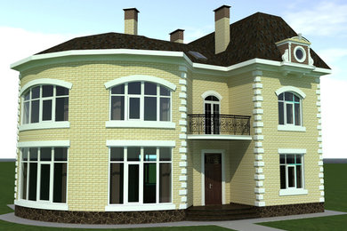 Дизайн фасада основного дома