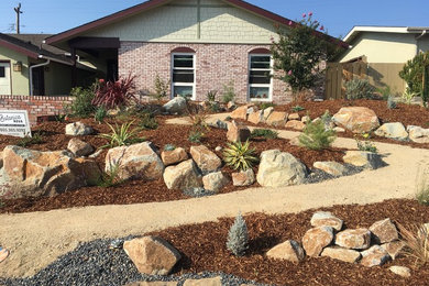 Design ideas for a transitional landscaping in San Luis Obispo.