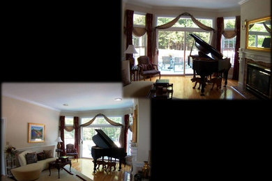 Example of an eclectic home design design in Boston