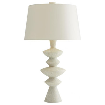 Jillian Table Lamp, 1-Light, White Glass Stone, 32"H (49227-152 3MQMT)