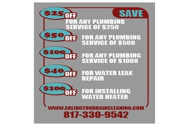 Arlington TX Drain Cleaning