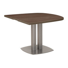 Vermont Semi-Oval Table, Smoked Walnut