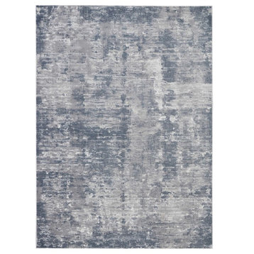 Nourison Rustic Textures 9'3" x 12'9" Grey Modern Indoor Area Rug