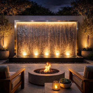 Custom Corten Water Features