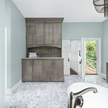 Traditional Master bath, Three Season Room and Bathroom-Downers Grove