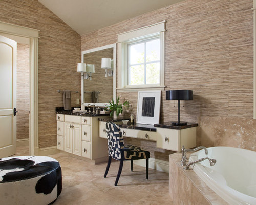 Wallpaper In Bathroom | Houzz