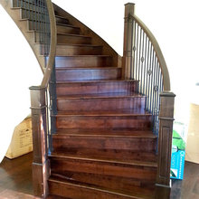 wood staircase