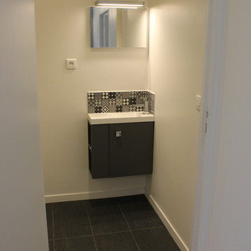 Aménagement d’un garage en cabinet médical - création d'un wc