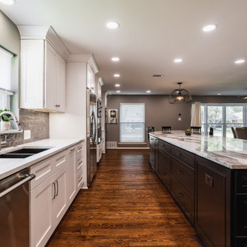 Kitchen & Entertainment Center Remodel (Preston Hollow - Dallas, TX)