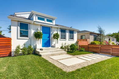 This is an example of a beach style exterior in Los Angeles.